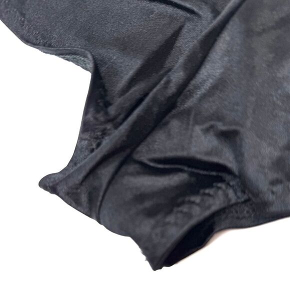 Custom High-Waisted Black Pole Burlesque Dance Shorts – Super Short, Cheeky, (S) - Picture 3 of 7